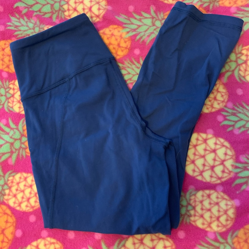 Navy blue Lucy crop leggings